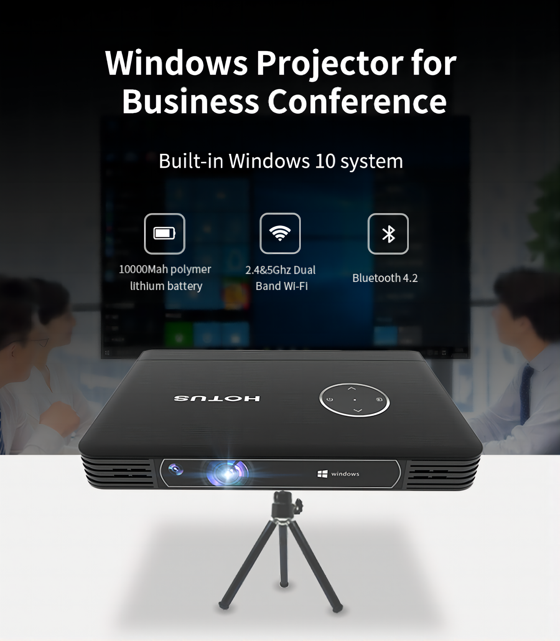 Análise do projector empresarial portátil Wise Projector H2(图2)